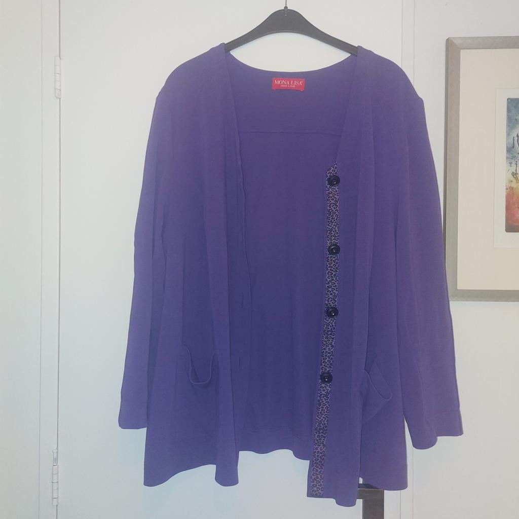 Jasje Mona Lisa mt 50, Kleding | Dames, Paars, Mona Lisa, Ophalen of Verzenden, Zo goed als nieuw