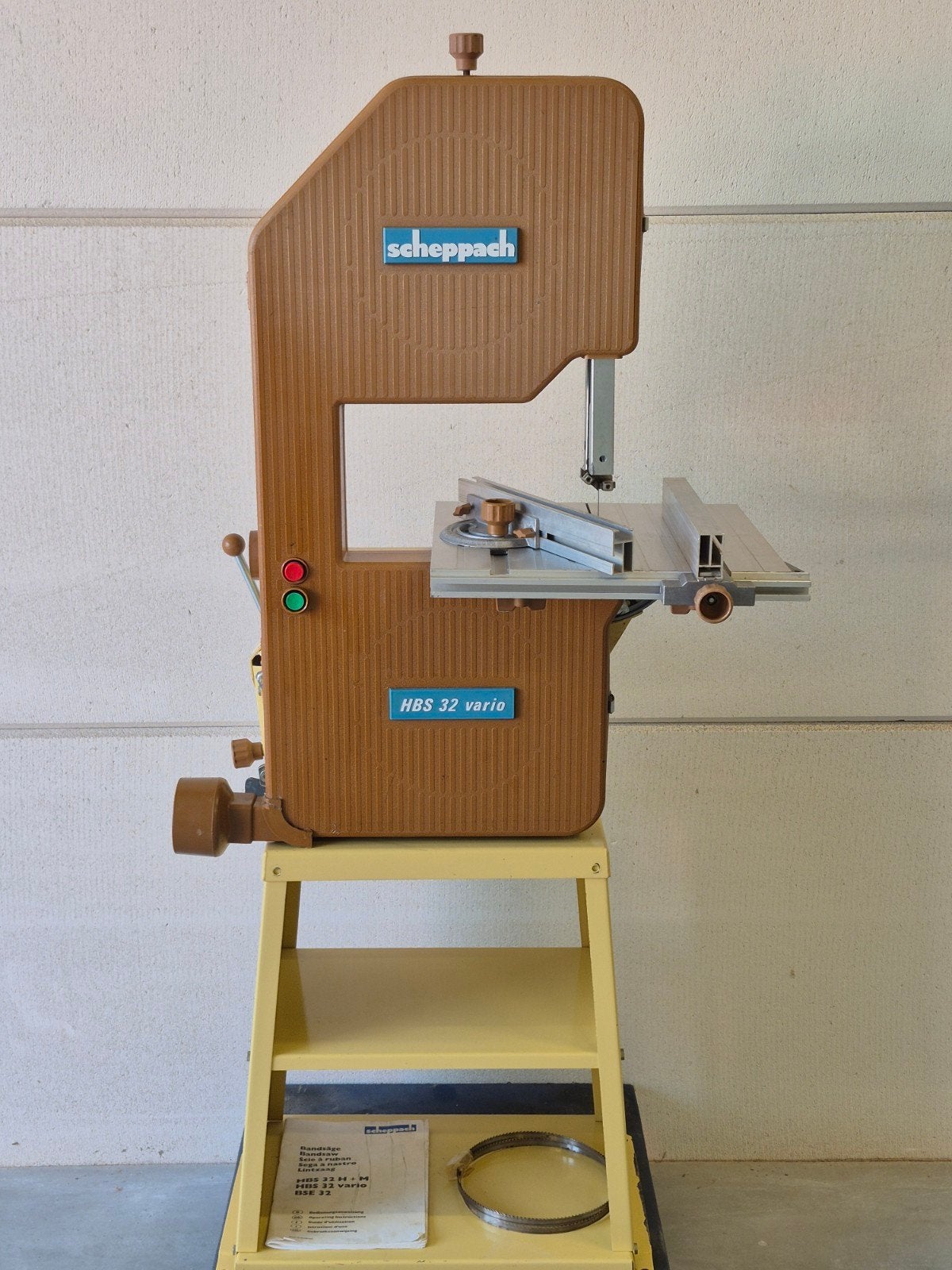 Scheppach,lintzaagmachine,hbs 32 vario,lintzaag,230 volt, Doe-het-zelf en Verbouw, Ophalen, Gebruikt, 600 tot 1200 watt, Lintzaag
