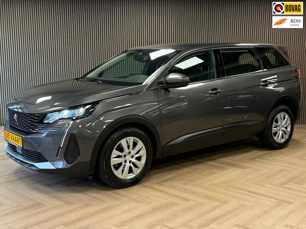 Peugeot 5008 1.2 PureTech 7 Pers AUT NAVIGATIE CAMERA APPLE, Stof, Gebruikt, 1199 cc, Met garantie (alle)