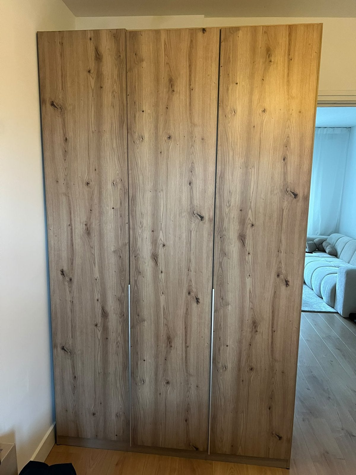 Kledingkast Hout (Dit weekend ophalen!), Ophalen, Zo goed als nieuw, 50 tot 75 cm, 200 cm of meer