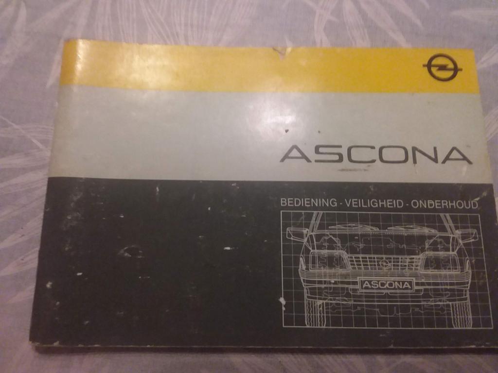 Handleiding Opel Ascona uit 1985, Ophalen of Verzenden