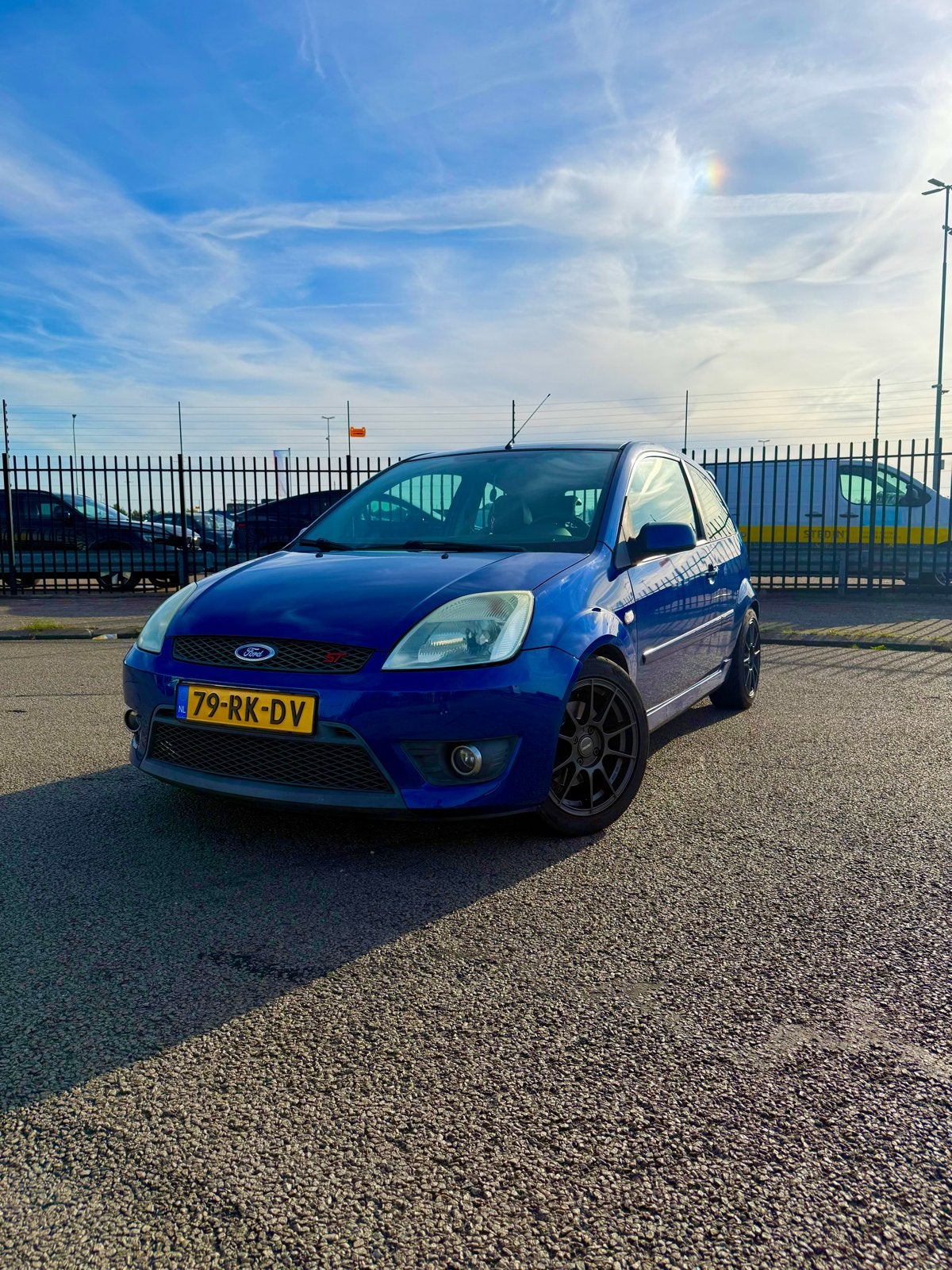 Ford Fiësta 2.0 16V ST 3DR 2005 Blauw, Voorwielaandrijving, 1037 kg, 40 €/maand, 4 cilinders