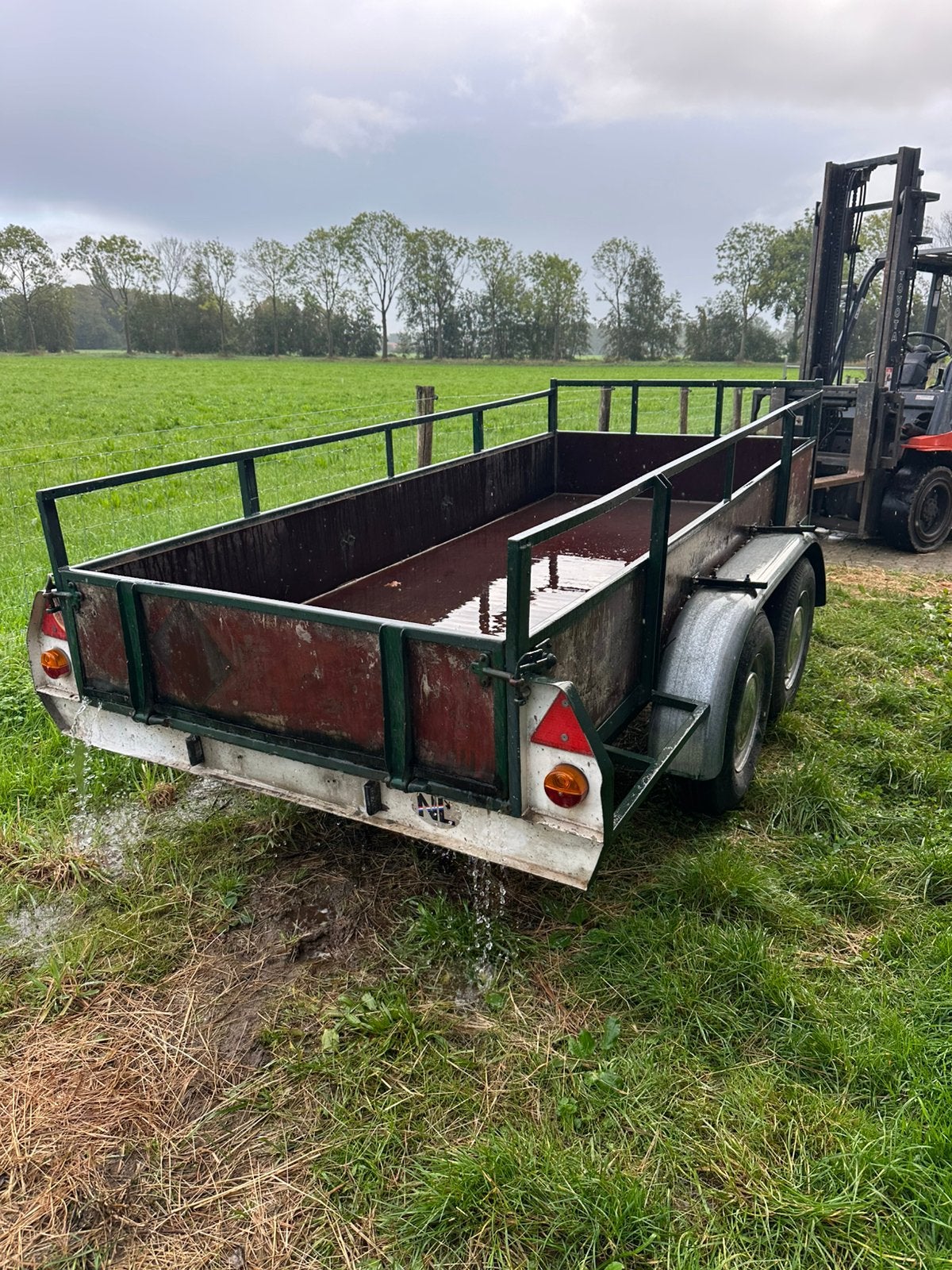 Grote bakwagen  tandemasser koopje !!!, Ophalen of Verzenden, Zo goed als nieuw