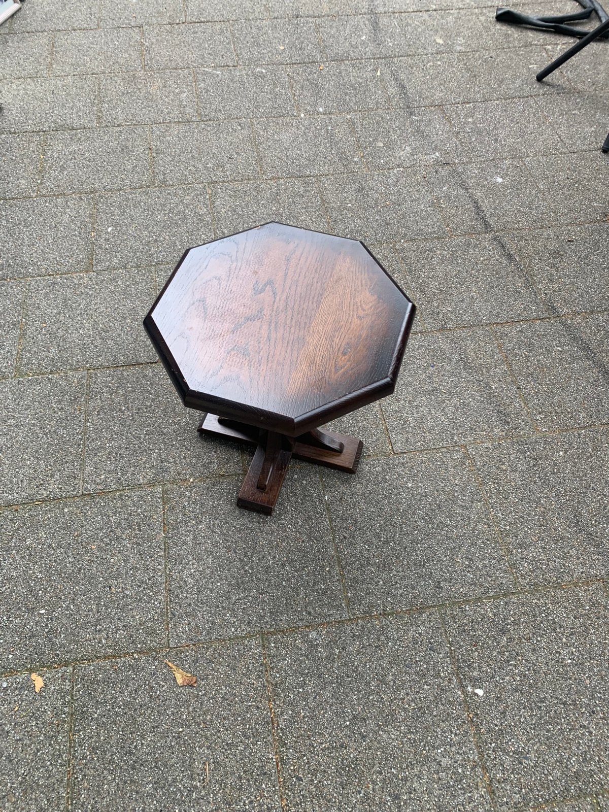 Klein tafeltje, Huis en Inrichting, Minder dan 55 cm, Rond, Zo goed als nieuw, Ophalen