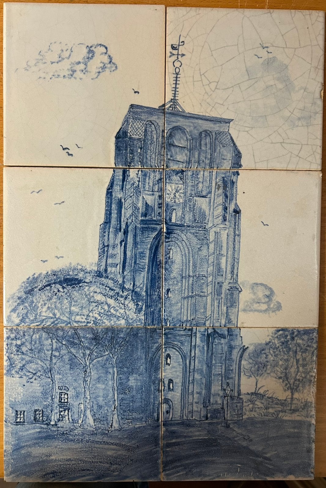Prachtig tableaux van de Oldehove /Leeuwarden, Ophalen of Verzenden