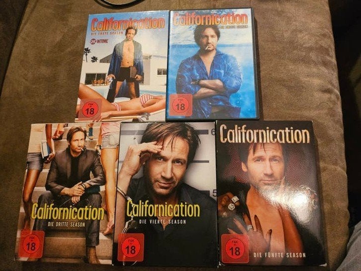 Californication DVD Boxset Seizoen 1-5, Cd's en Dvd's, Dvd's | Tv en Series, Ophalen of Verzenden, Zo goed als nieuw, Drama