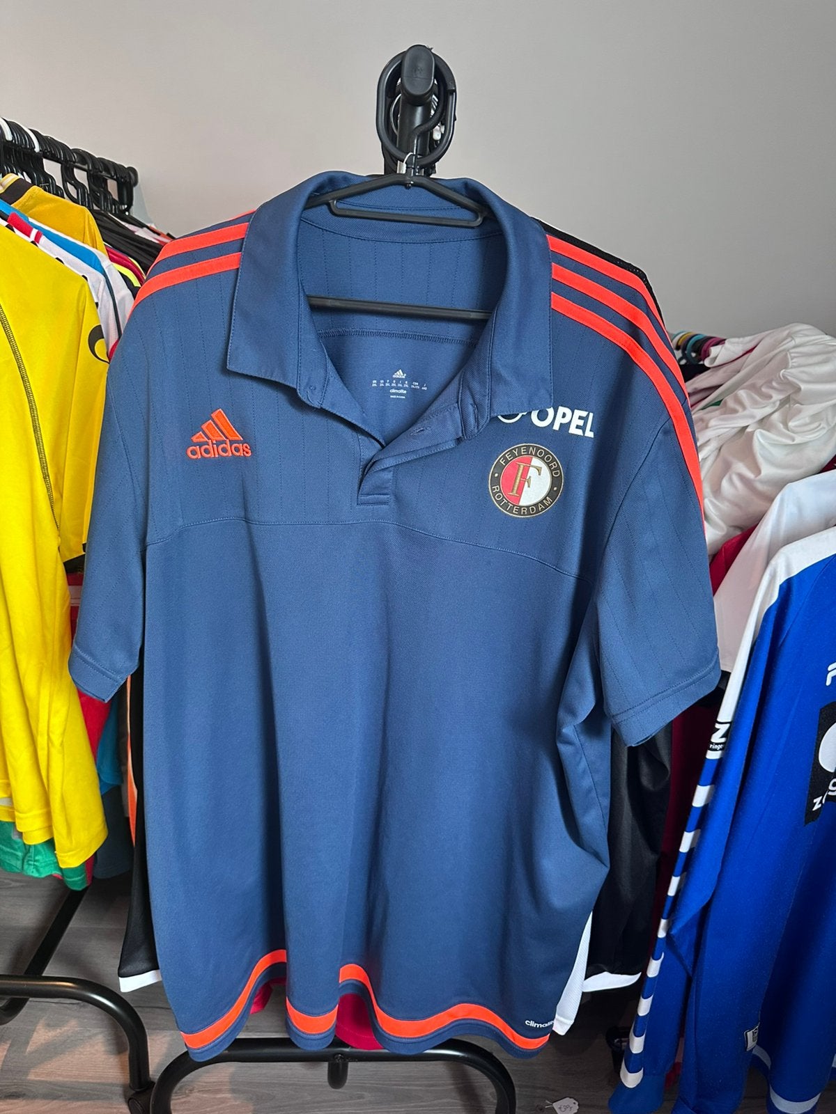 Feyenoord polo shirt uit 2016, Groter dan maat XL, Verzenden, Zo goed als nieuw, Shirt