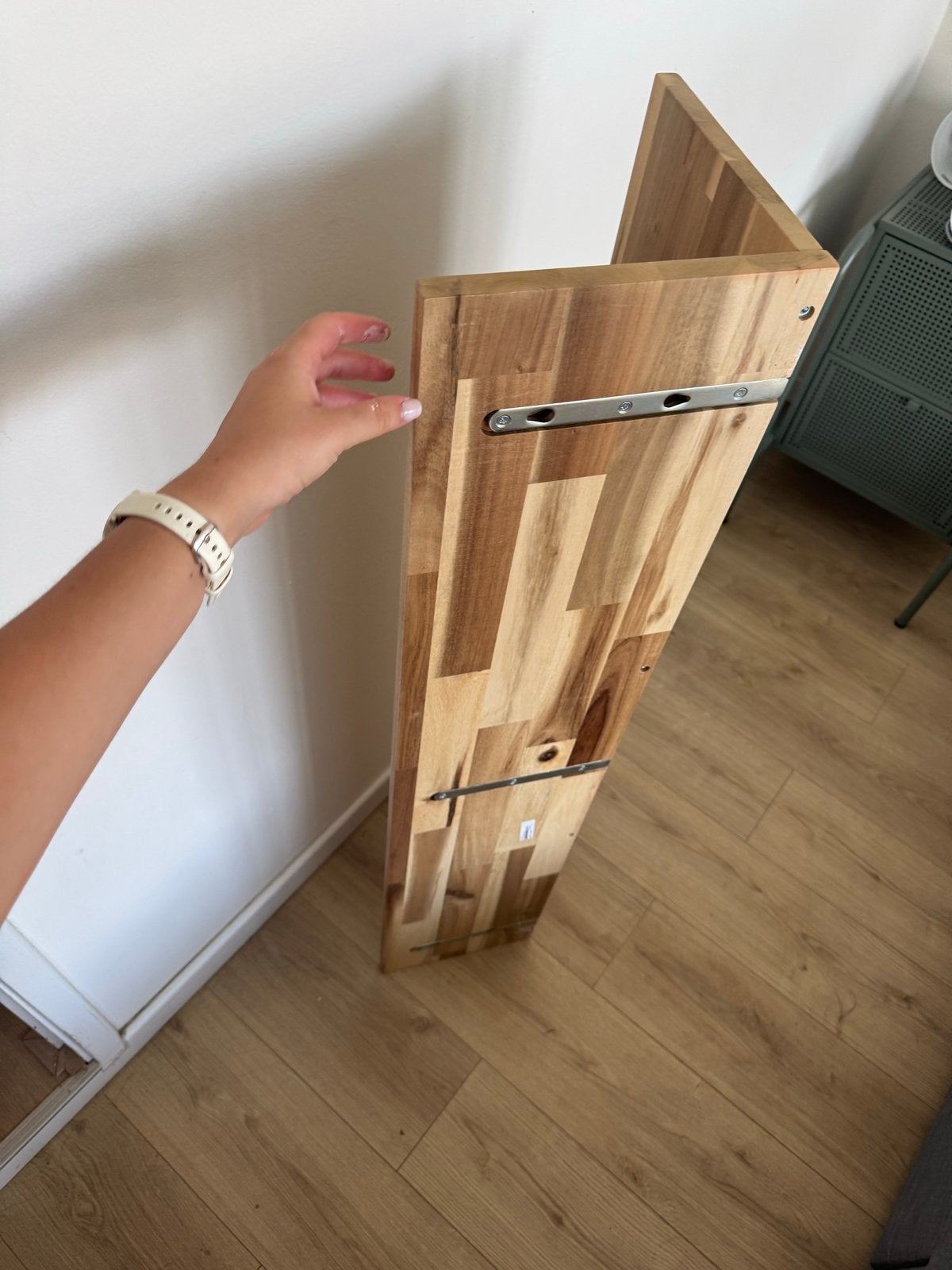 IKEA EKBACKEN aanrechtblad, eikenpatroon, 186x2.8 cm, Ophalen, Nieuw