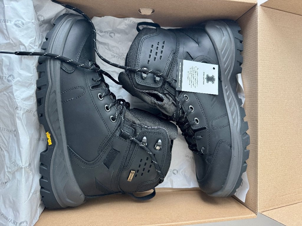 Travelin' Assens Heren Wandelschoen Maat 44 Donkergrijs., Verzenden, Nieuw, Schoenen