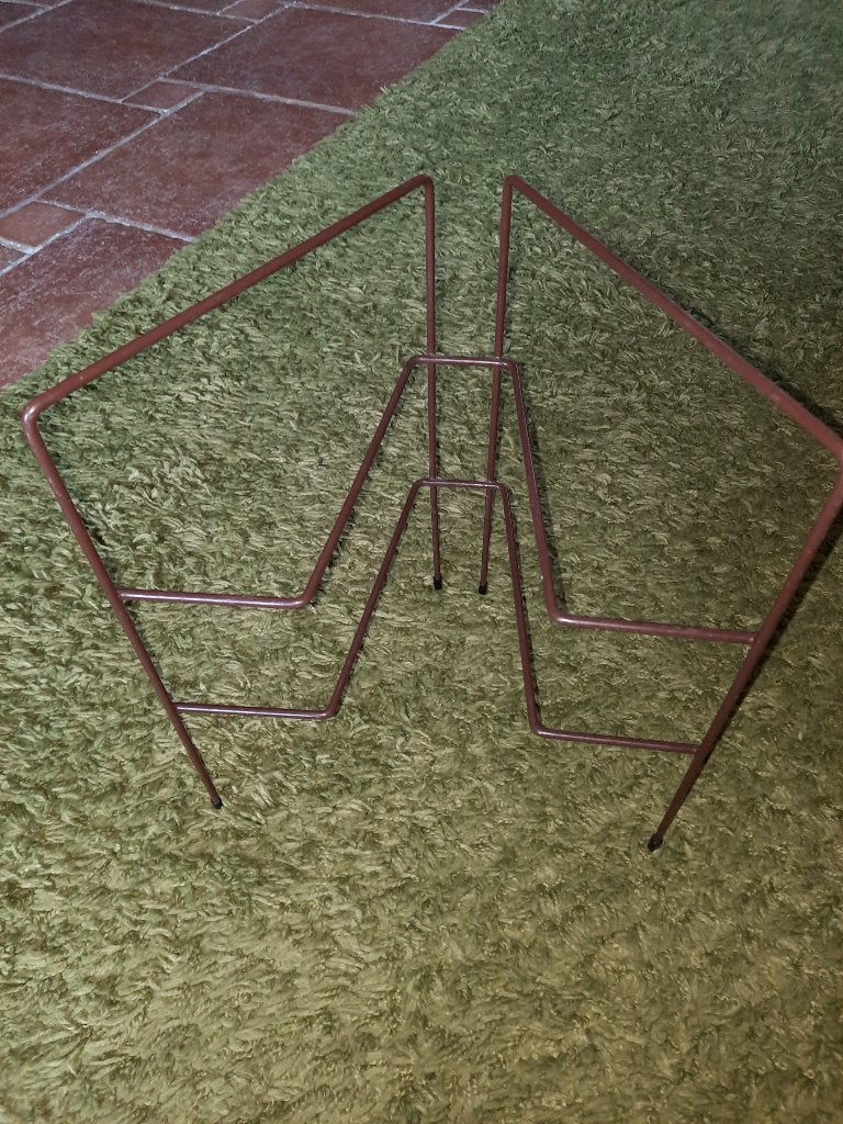 Retro bordenrekje Tomado bruin., Ophalen of Verzenden, Huis en Inrichting