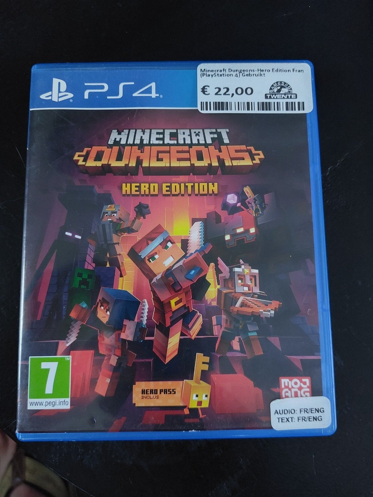 Minecraft Dungeons Hero Edition PS4 - Actie RPG, Spelcomputers en Games, Avontuur en Actie, Gebruikt, Ophalen of Verzenden, Eén computer