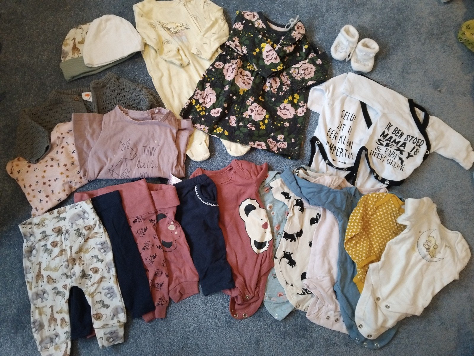 Babykleding Meisje Maat 50/56 - Kledingpakket, Ophalen of Verzenden, Zo goed als nieuw, Meisje