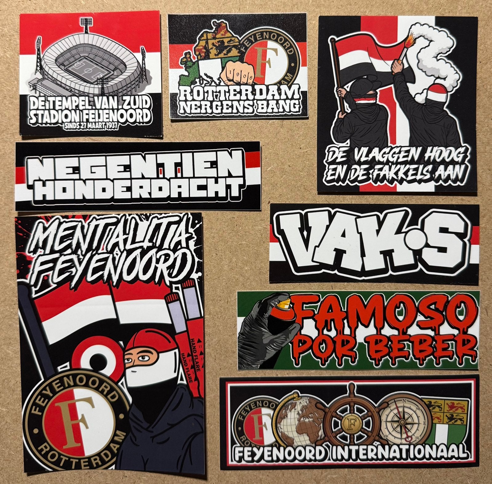 Feyenoord stickers mix 7.0, Ophalen of Verzenden, Nieuw, Overige typen