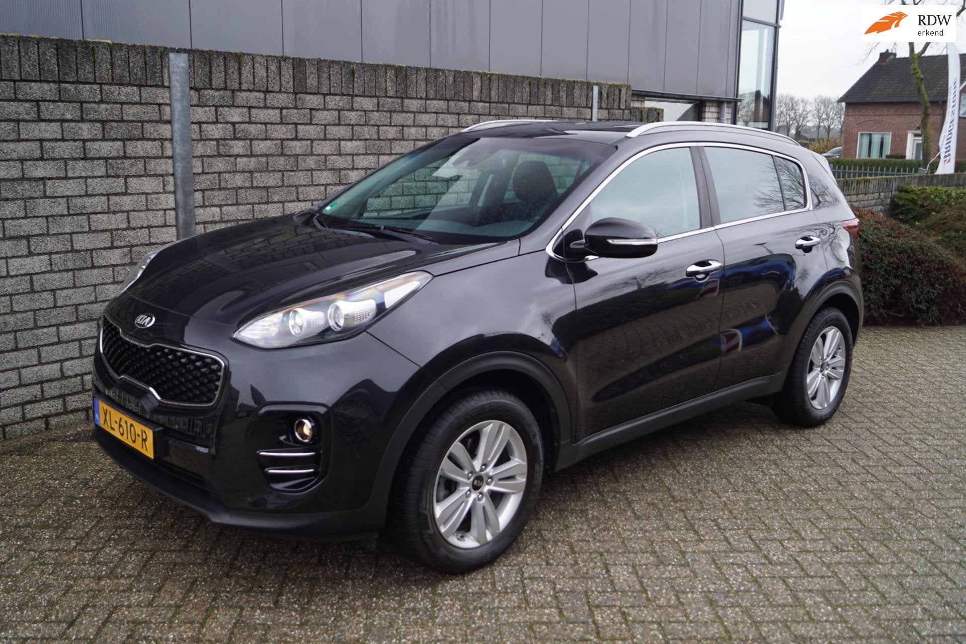 Kia Sportage 1.6 GDI DynamicLine 132 PK Navi Camera Clima Cr, Voorwielaandrijving, Stof, Gebruikt, 4 cilinders