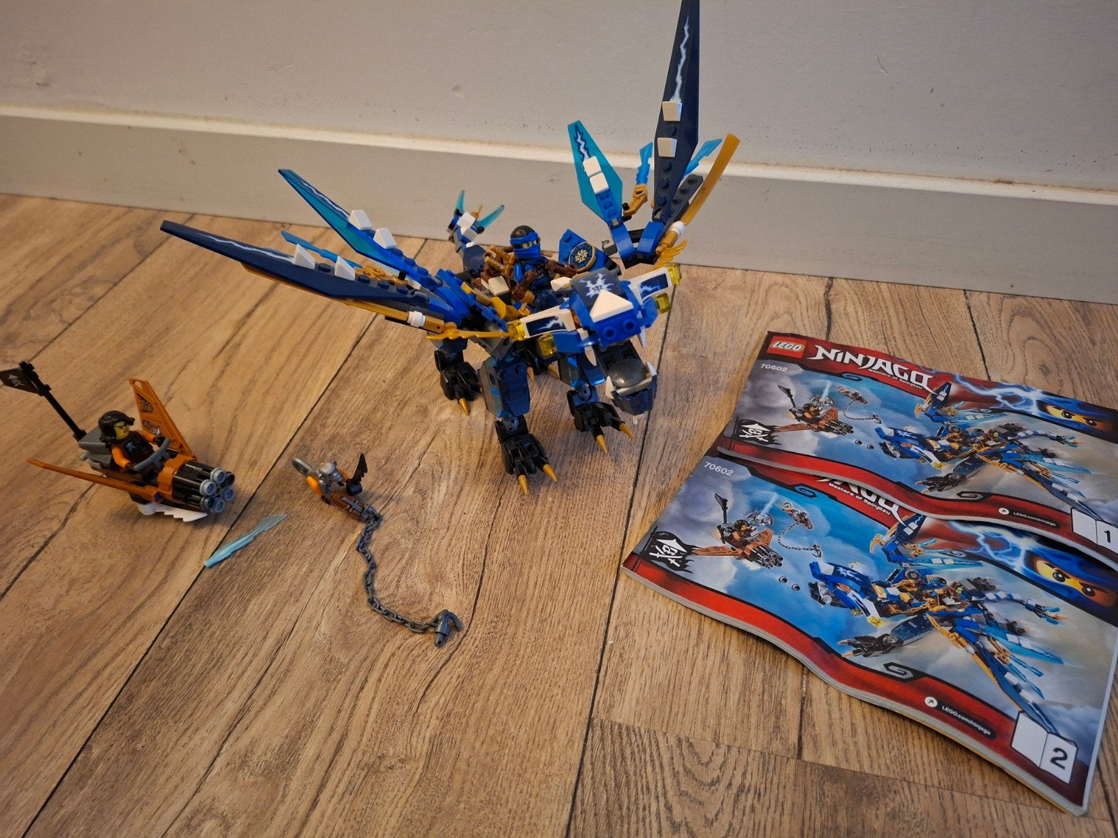 Lego Ninjago set 70602, Ophalen, Lego, Zo goed als nieuw, Inclusief instructies
