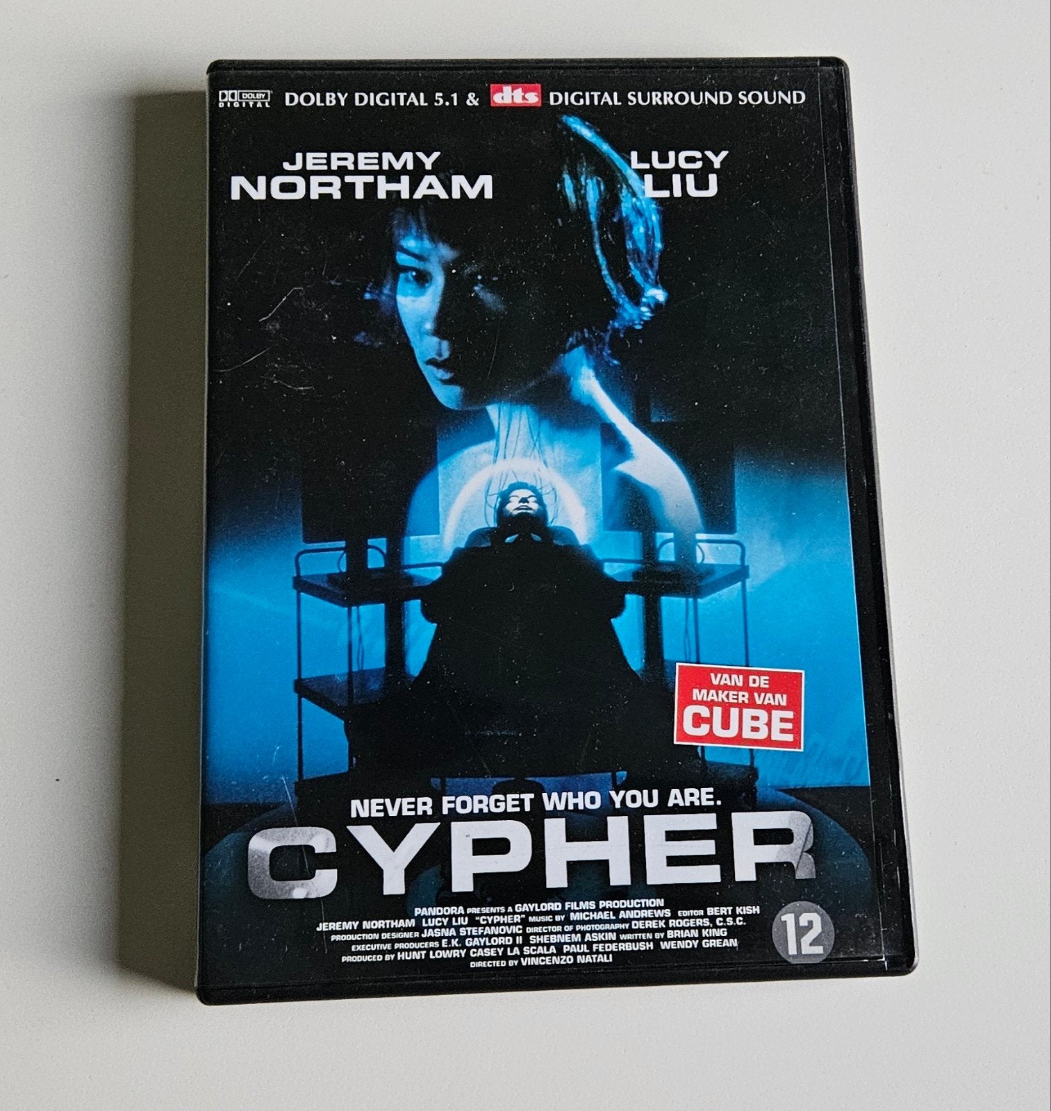 Cypher (2002), Lucy Liu, Vincenzo Natali, Vanaf 16 jaar, Ophalen of Verzenden, Zo goed als nieuw, Overige genres