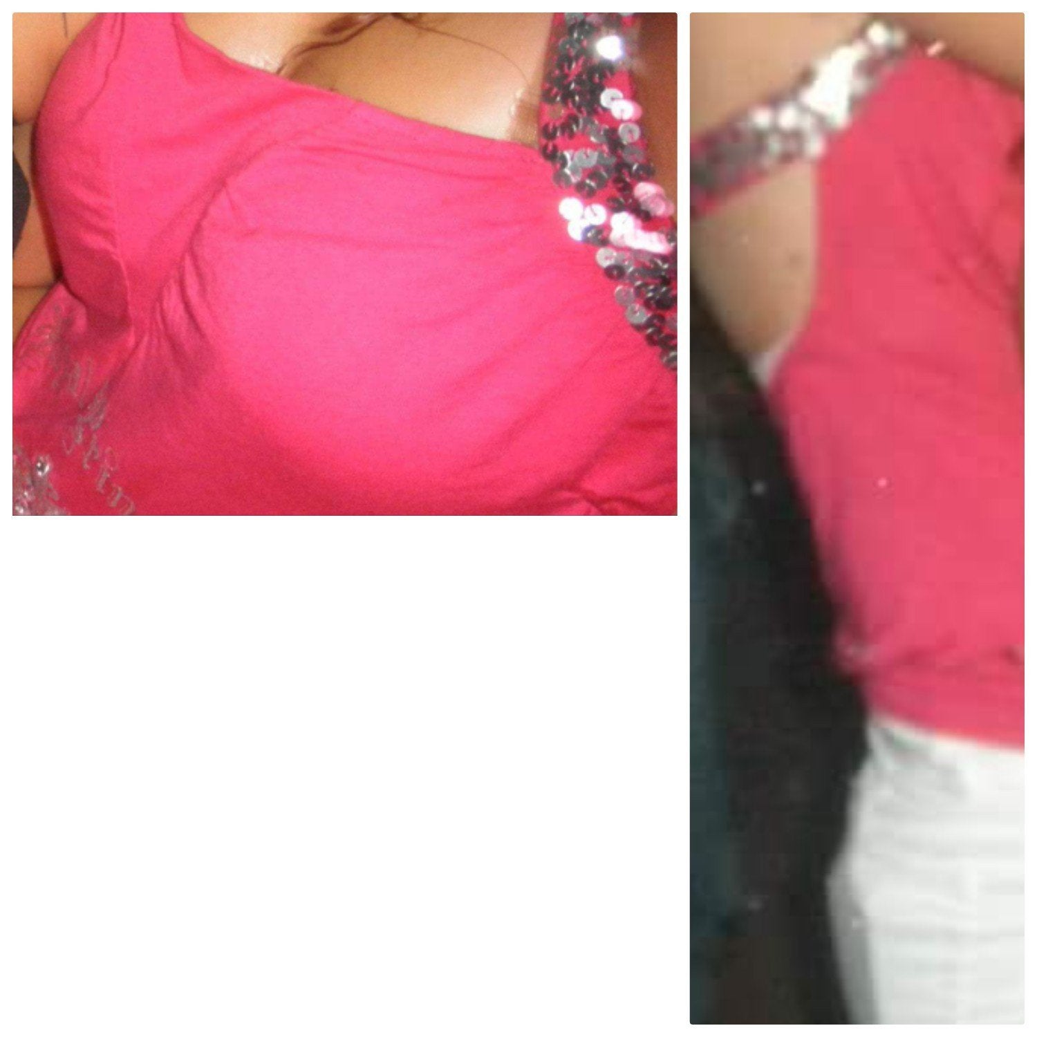Roze fuchsia tops kerst top maat s Only croptop feest dames, Only, Verzenden, Zo goed als nieuw, Korte mouw