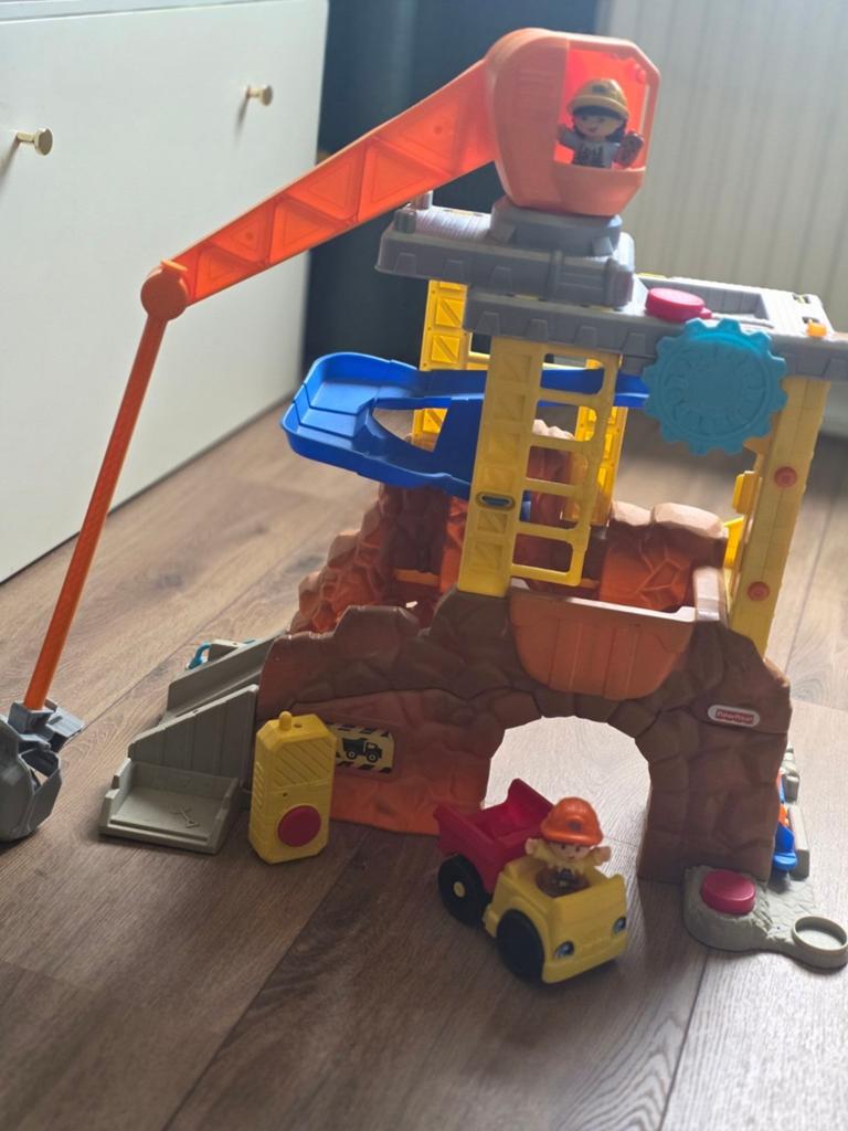 Little people bouwplaats met afstandsbediening en geluid., Ophalen of Verzenden, Zo goed als nieuw, Afstandsbediening