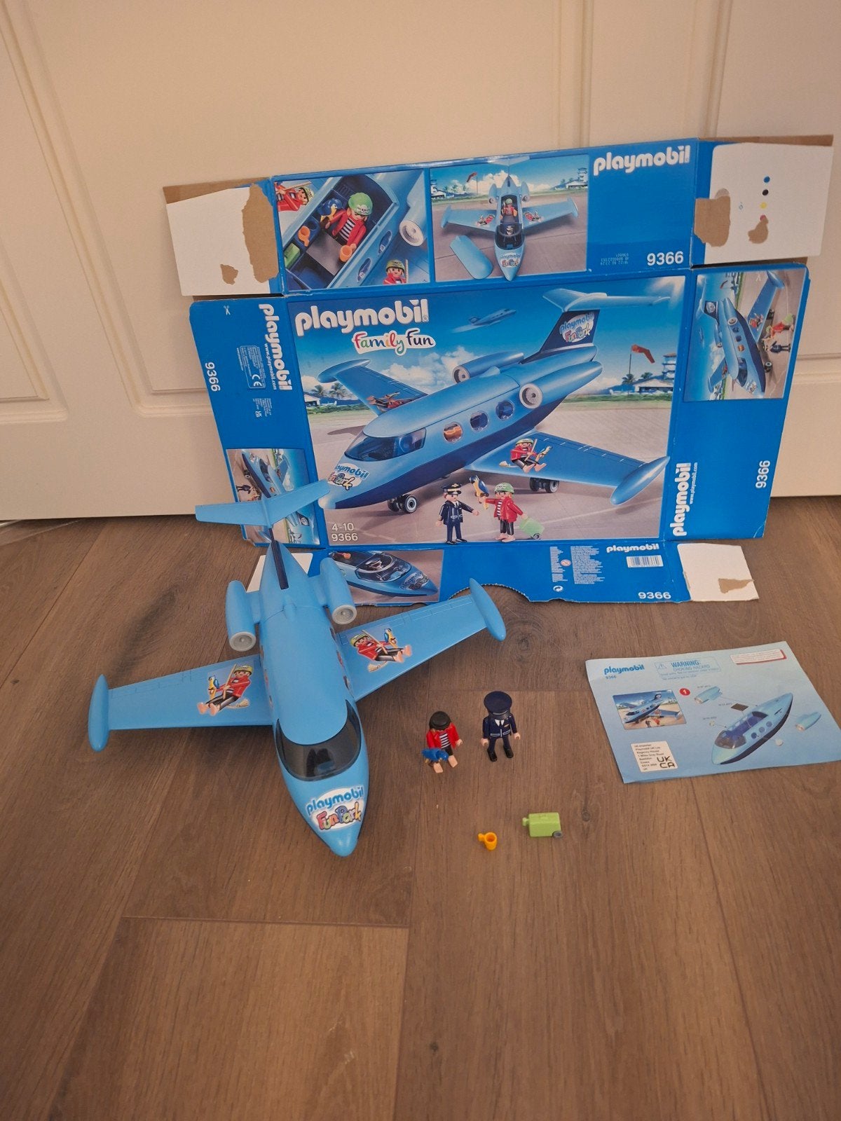 Playmobil familie fun vliegtuig 9366, Kinderen en Baby's, Speelgoed | Playmobil, Ophalen of Verzenden, Zo goed als nieuw