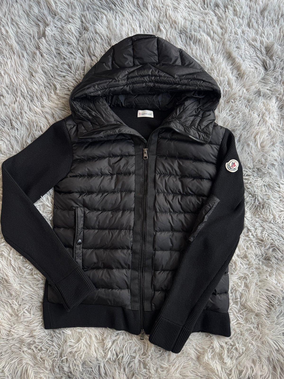 moncler zwarte cardigan, Ophalen of Verzenden, Nieuw, Maat 48/50 (M), Zwart