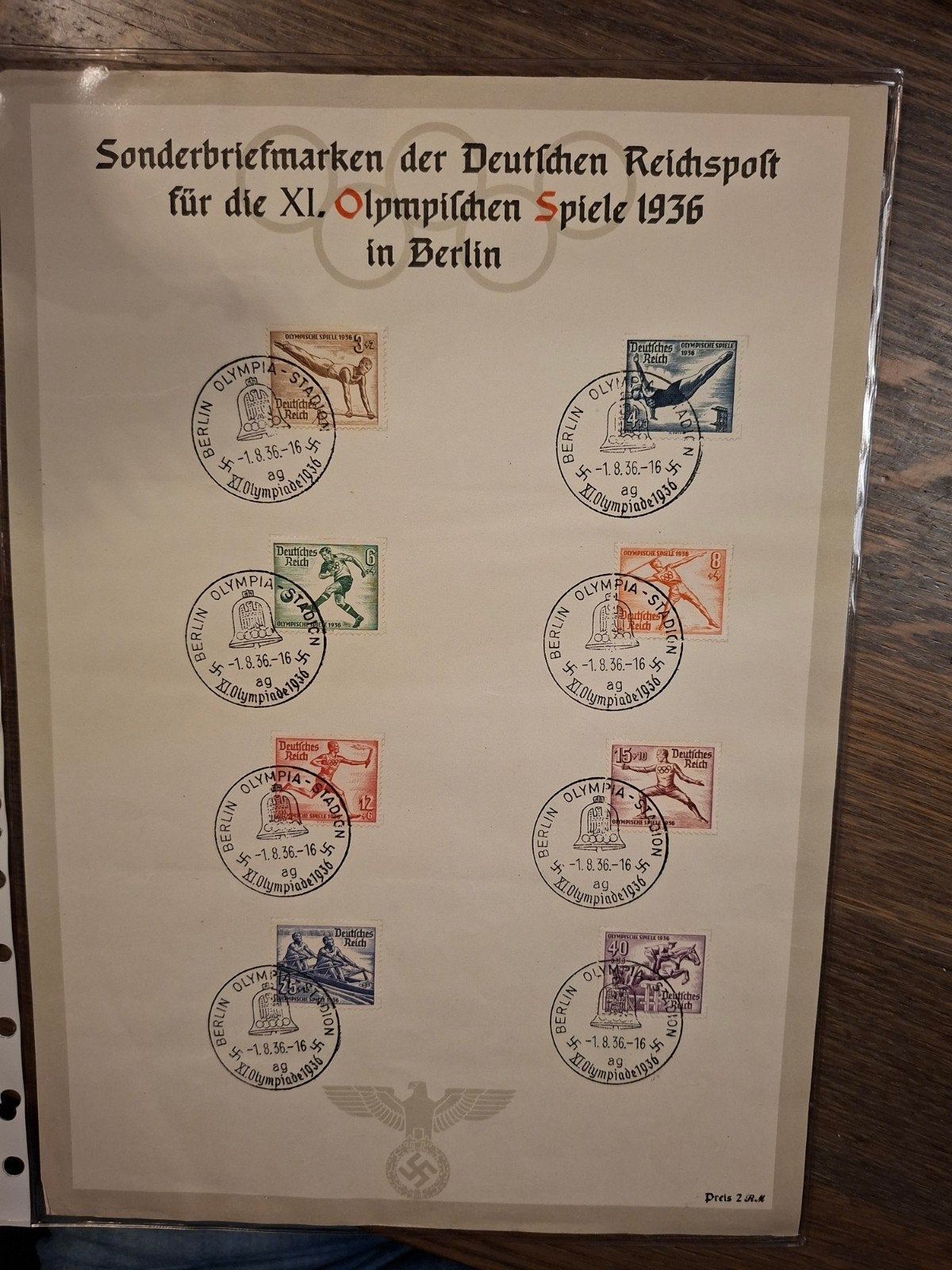Verzameling postzegels van Duitsland. Olympische spelen., Postzegels en Munten, Ophalen of Verzenden