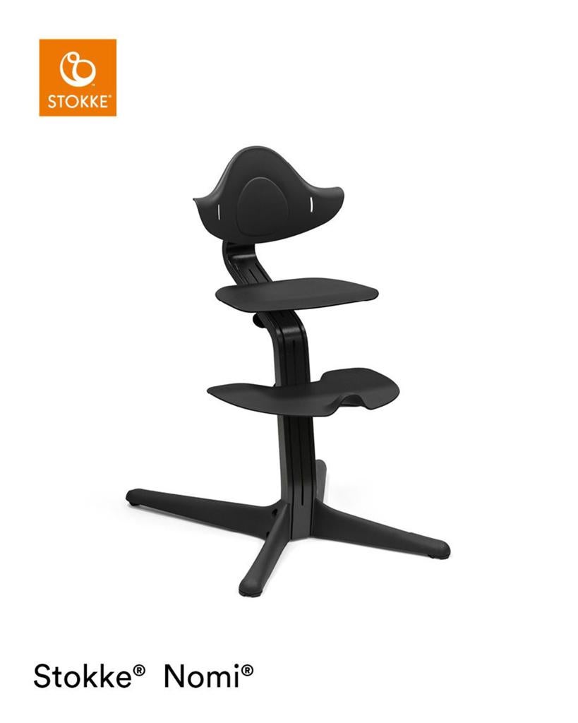 Stokke Nomi kinderstoel zwart, Kinderen en Baby's, Kinderstoelen, Ophalen of Verzenden, Nieuw, Meegroeistoel