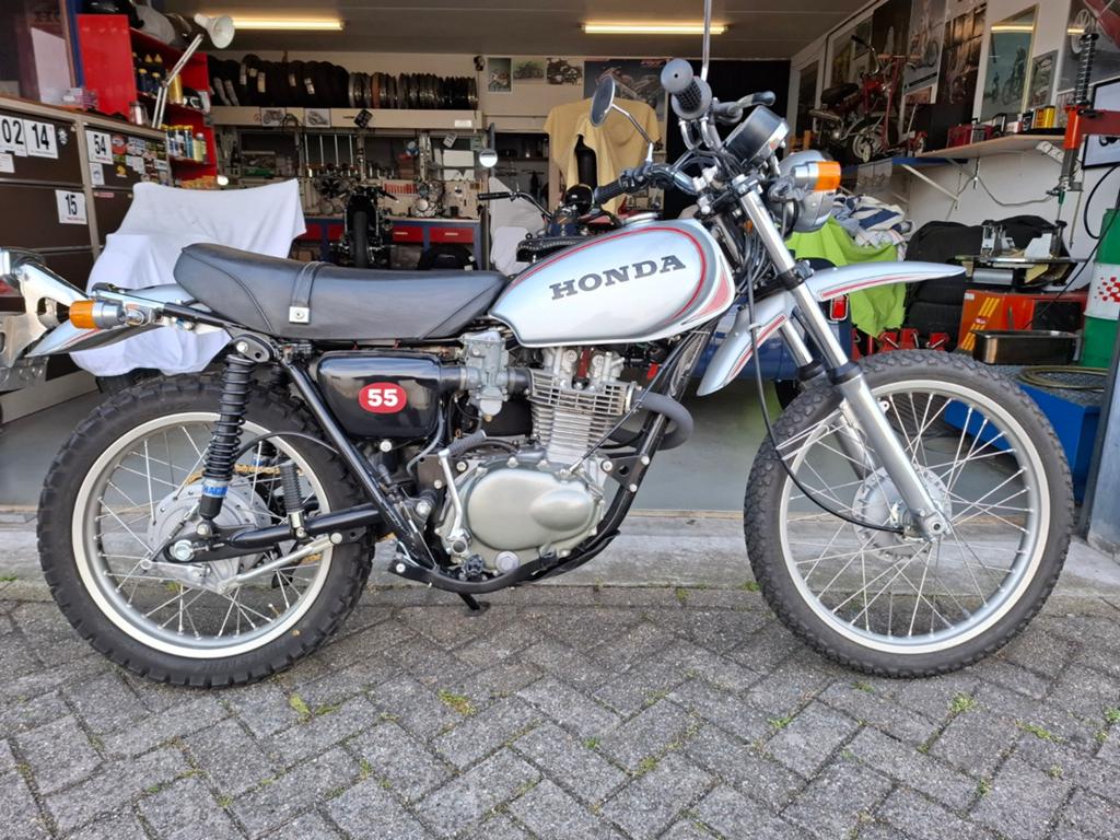 Honda XL250, eerste type, 1975, Motoren