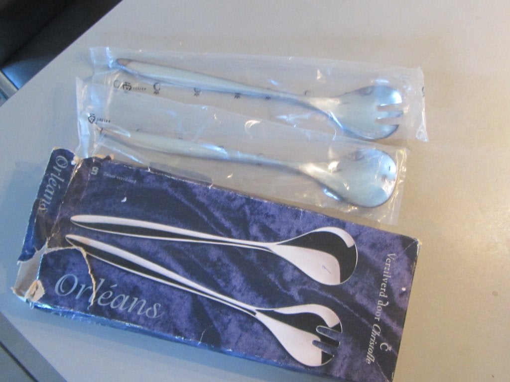 slacouvert orleans Christofle verzilverd nieuw in verpakking, Ophalen of Verzenden, Nieuw, Zilver