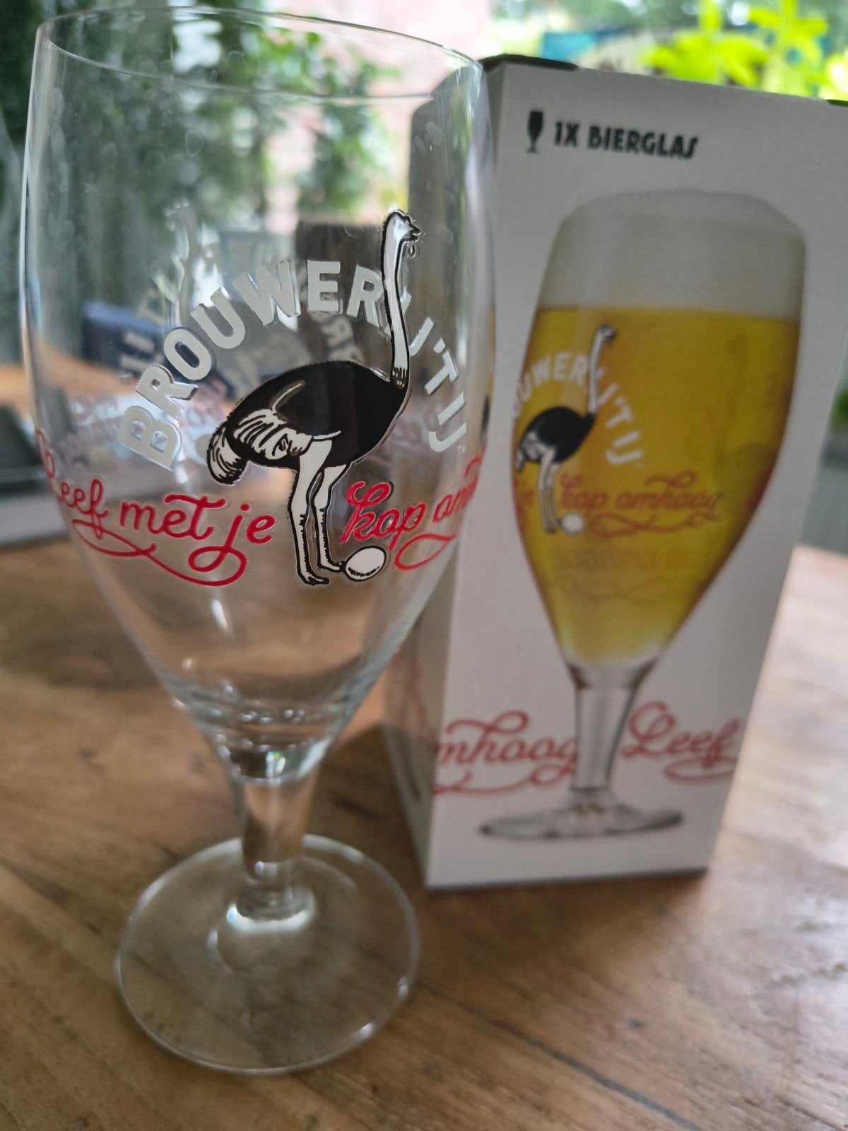 Brouwerij 't IJ bierglas - Nieuw in doos, Ophalen of Verzenden, Nieuw