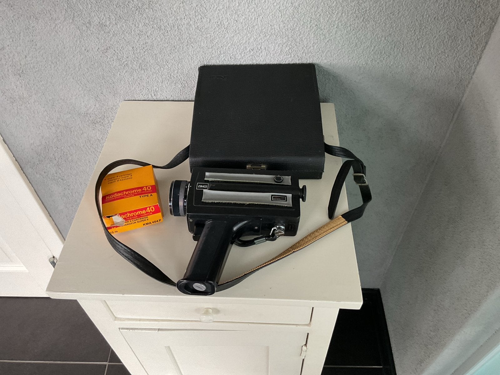 Vintage Porst Reflex Super 8 Camera met Kodachrome 40, Ophalen of Verzenden, 8mm, Camera