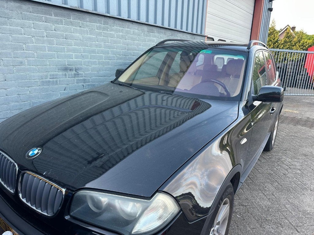 BMW X3 2007 YOUNGTIMER Zwart 3.0 benz. 6 cyl. met LPG. PRINS