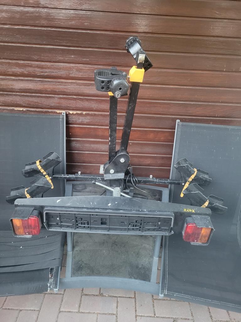 Spindler Hawk kantelbare fietsendrager met slot, Ophalen, 2 fietsen, Gebruikt, Trekhaakdrager
