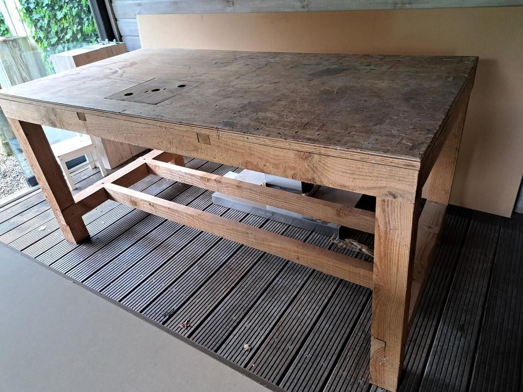 Buitenkansje! Dit weekend afhalen voor 100,- - Werkbank, Ophalen, Gebruikt, 75 cm of meer, Industrieel, Robuust