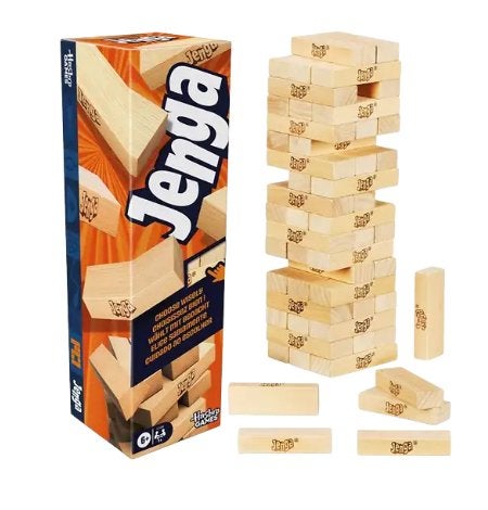 Jenga - Het klassieke stapelspel voor de hele familie, Een of twee spelers, Ophalen of Verzenden, Gebruikt