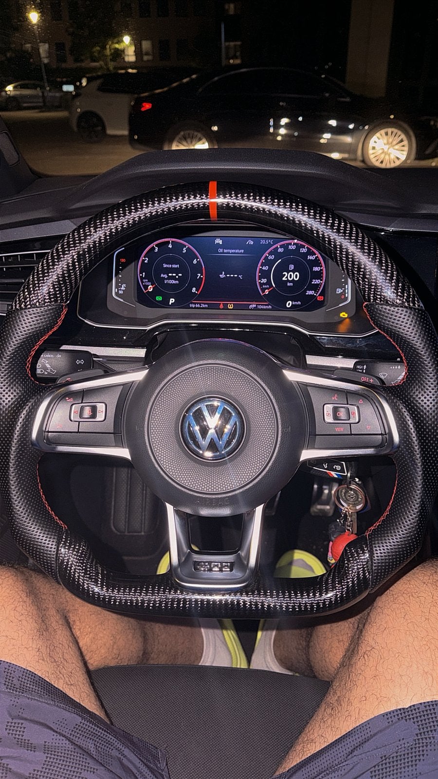 Volkswagen Carbon Stuur Zonder Airbag, Ophalen, Nieuw, Volkswagen