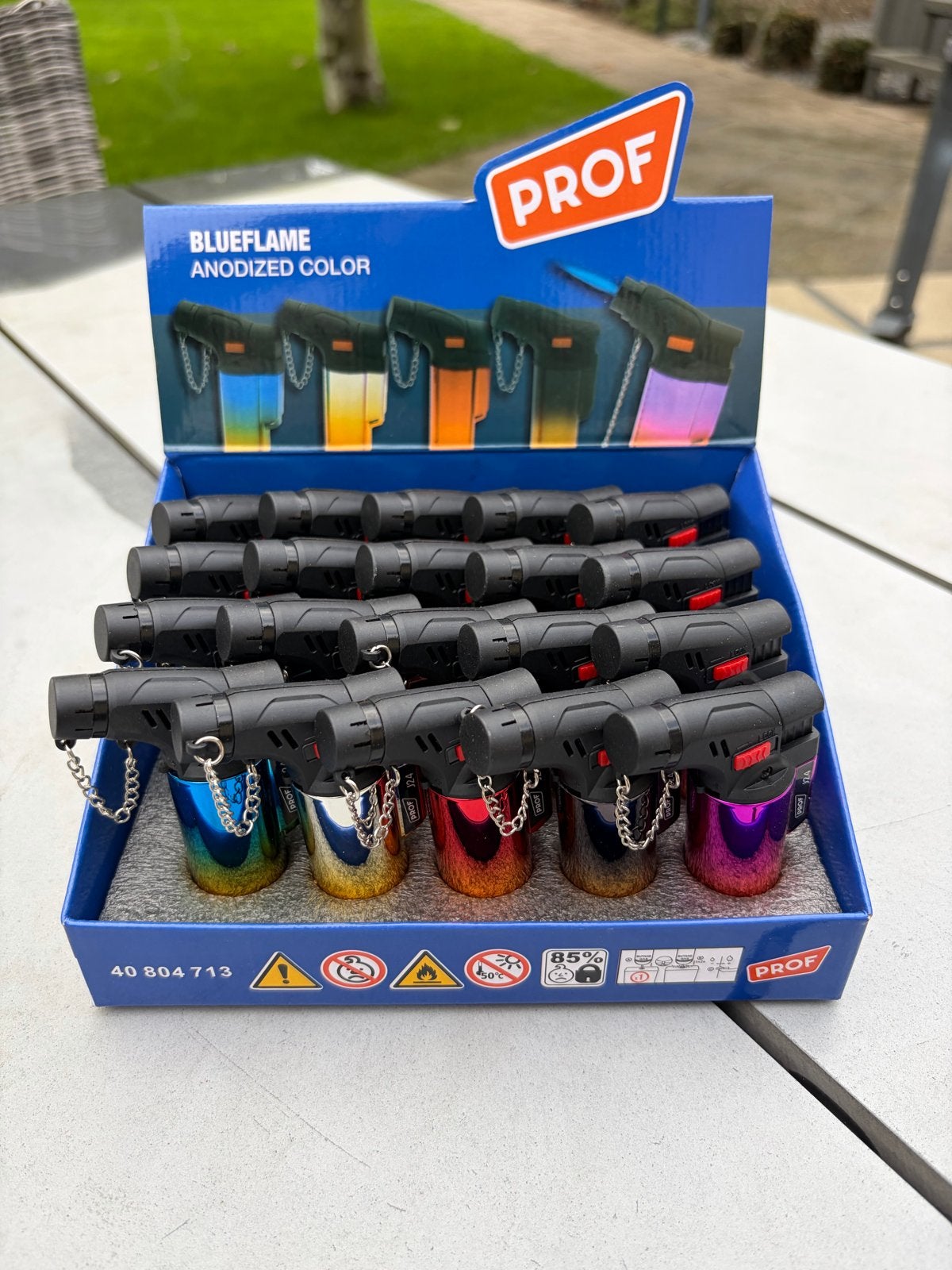 Nieuwe PROF Jet Burners Displaydoos (20 stuks), Ophalen of Verzenden, Nieuw, Aansteker