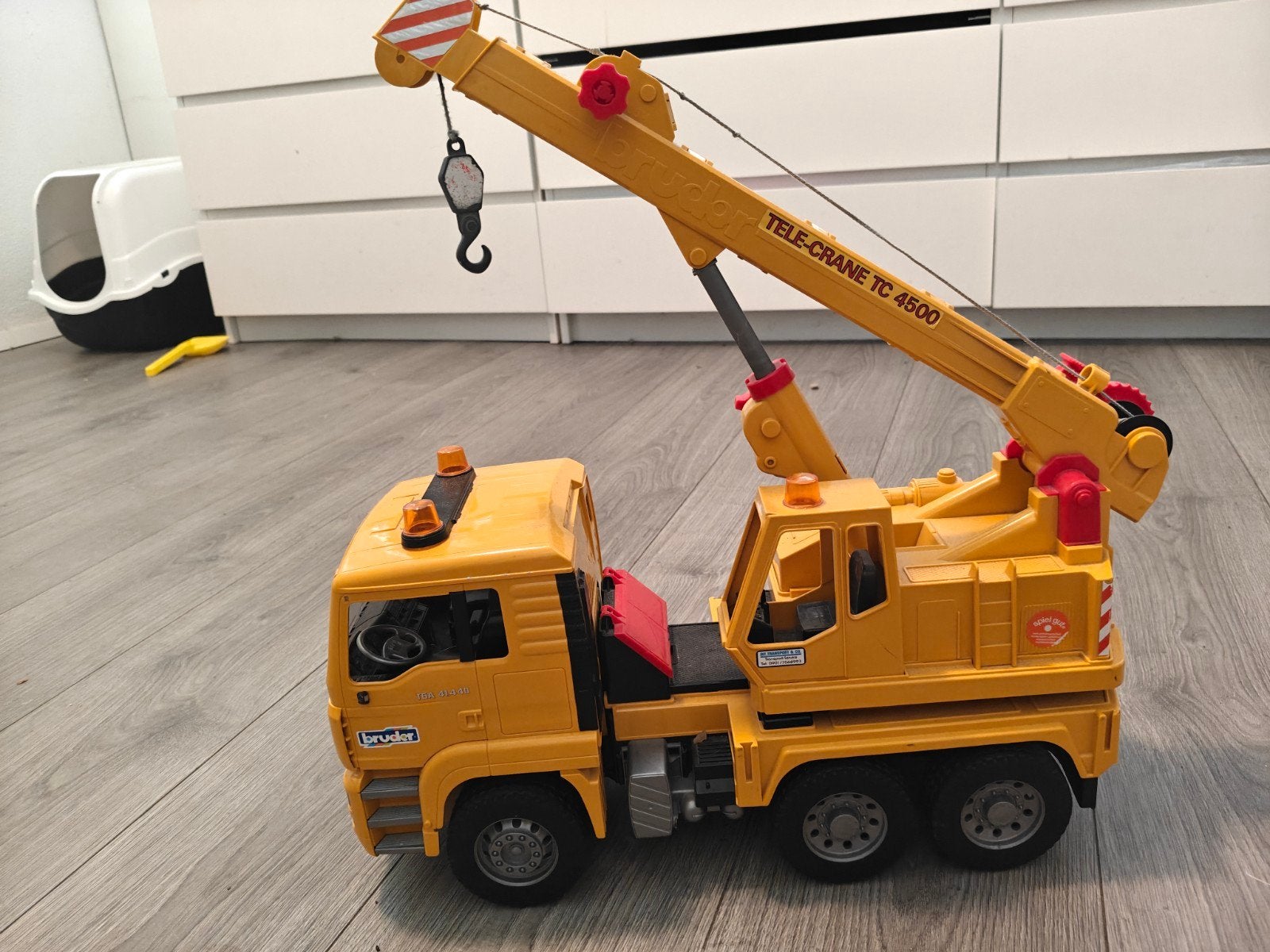 bruder kraanwagen, Ophalen, Gebruikt