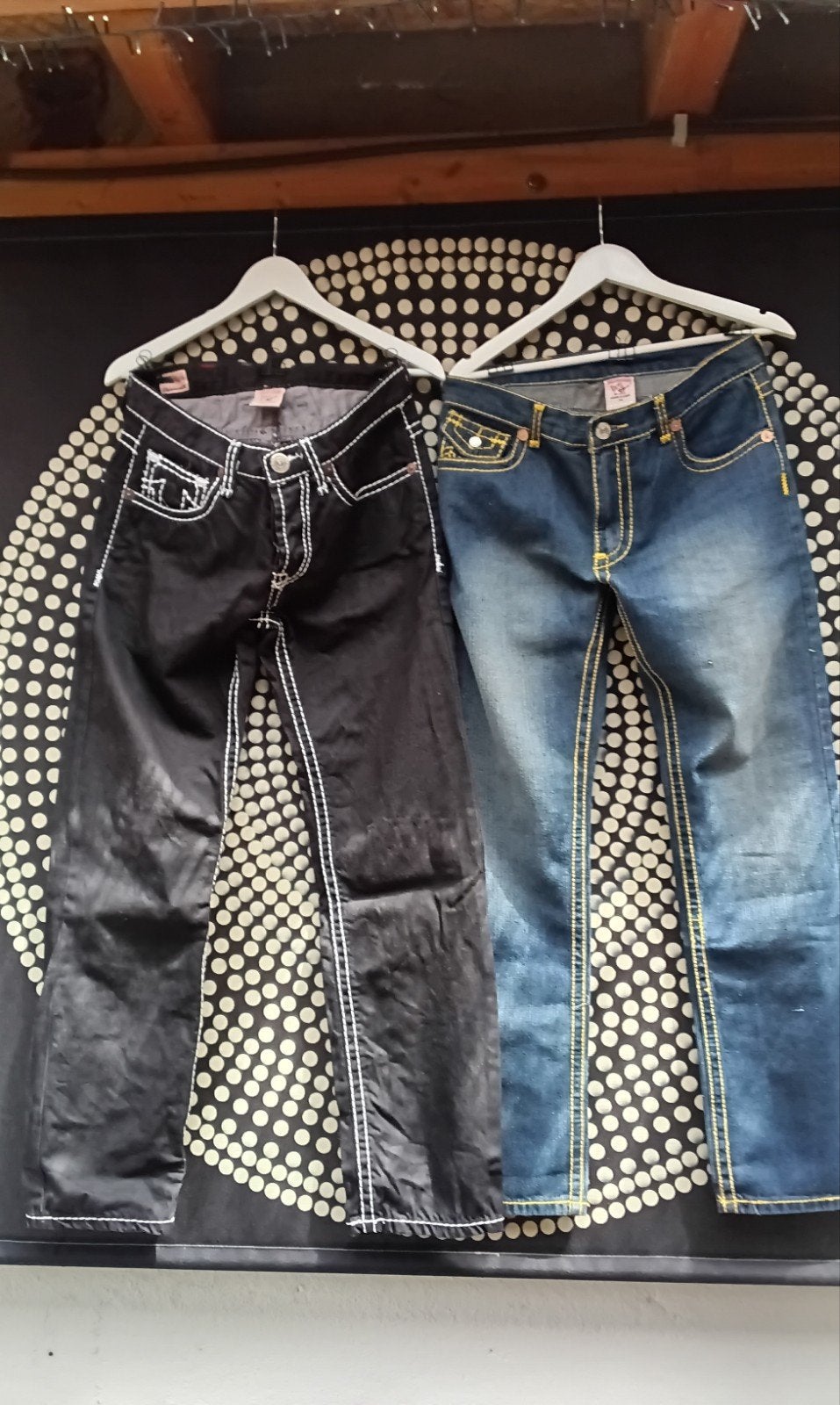 2 True Religion Jeans (nieuwstaat) - Maat W33/W34, Blauw, True Religion, Ophalen of Verzenden, Zo goed als nieuw