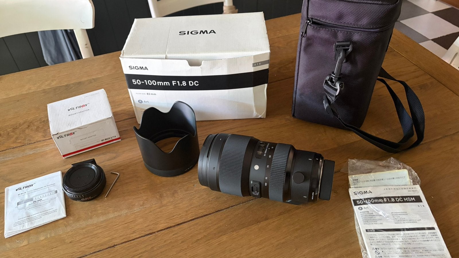 Sigma 50-100 F1.8 DC HSM Art lens Nikon/M43, Audio, Tv en Foto, Fotografie | Lenzen en Objectieven, Sigma, Zo goed als nieuw, Nikon F-mount