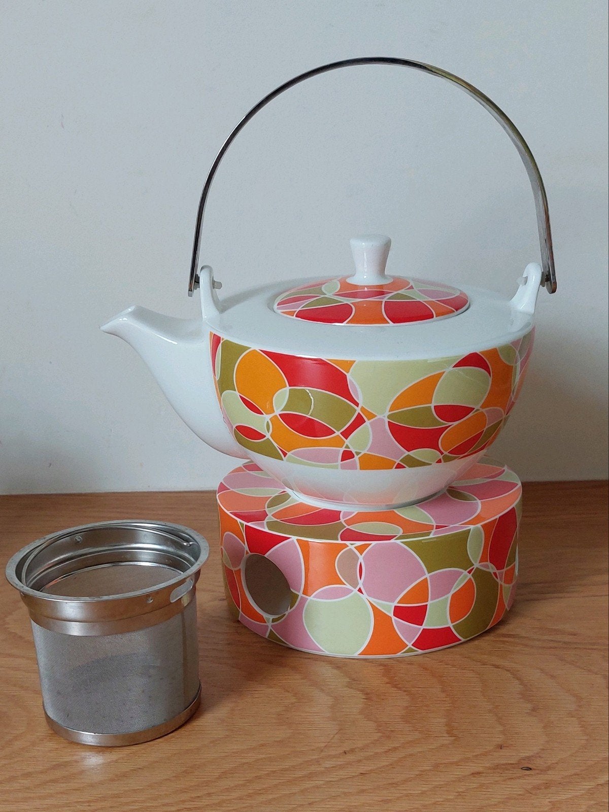 Ritzenhoff 'My Lian' Theepot - Porselein, Geometrisch, Ophalen of Verzenden, Zo goed als nieuw