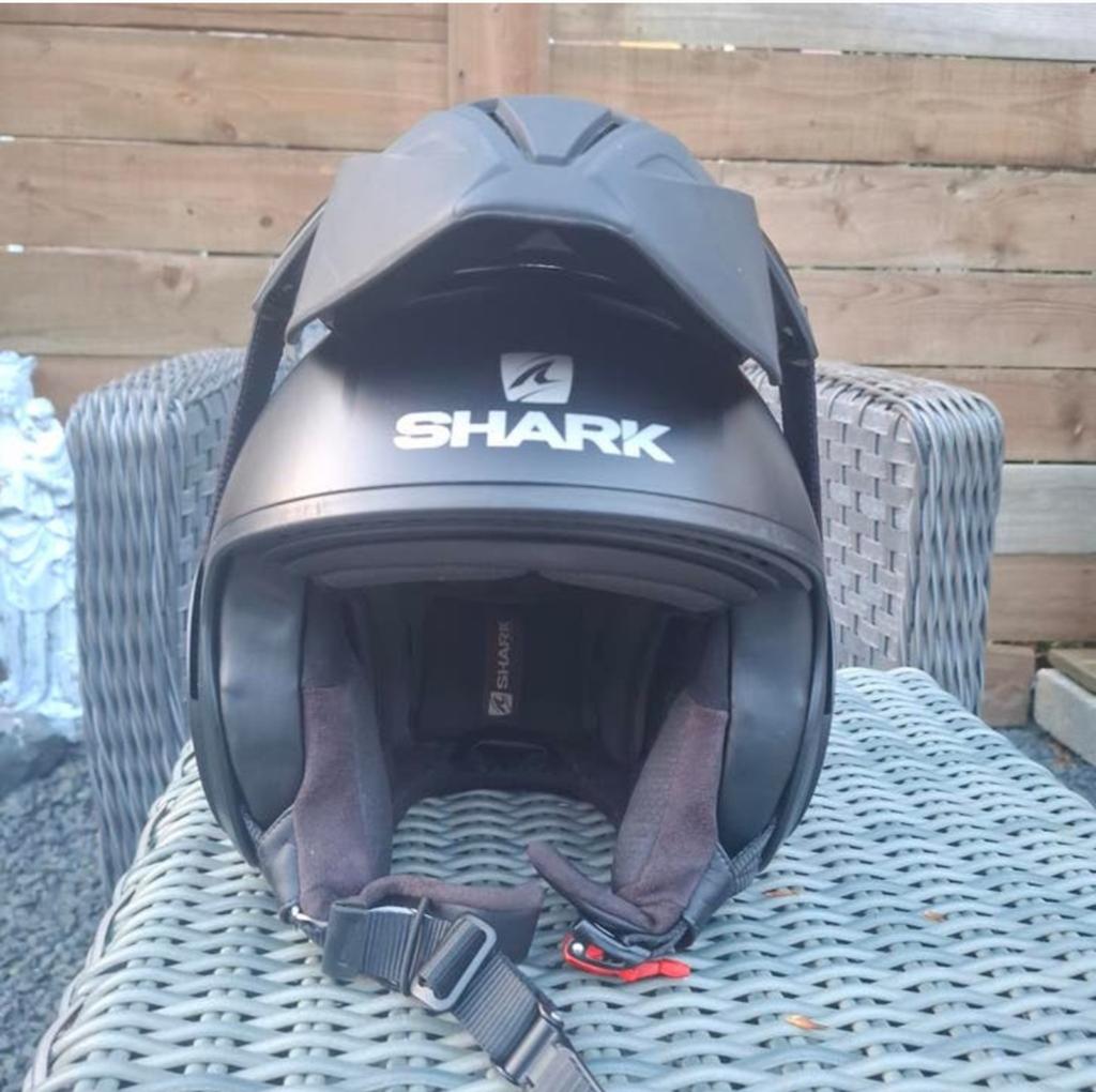 Shark Street Drak helm - Maat M, Fietsen en Brommers, Brommerhelmen, Ophalen of Verzenden, Zo goed als nieuw