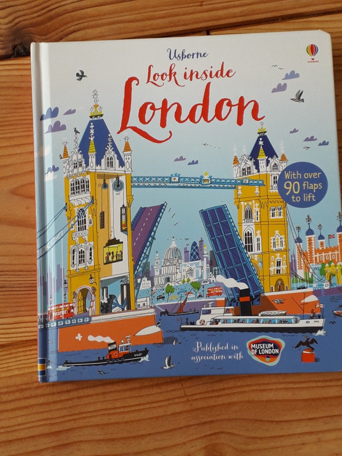 Usborne look inside London - Uitklapboek voor kinderen, Ophalen of Verzenden, Zo goed als nieuw, Jonathan Melmoth