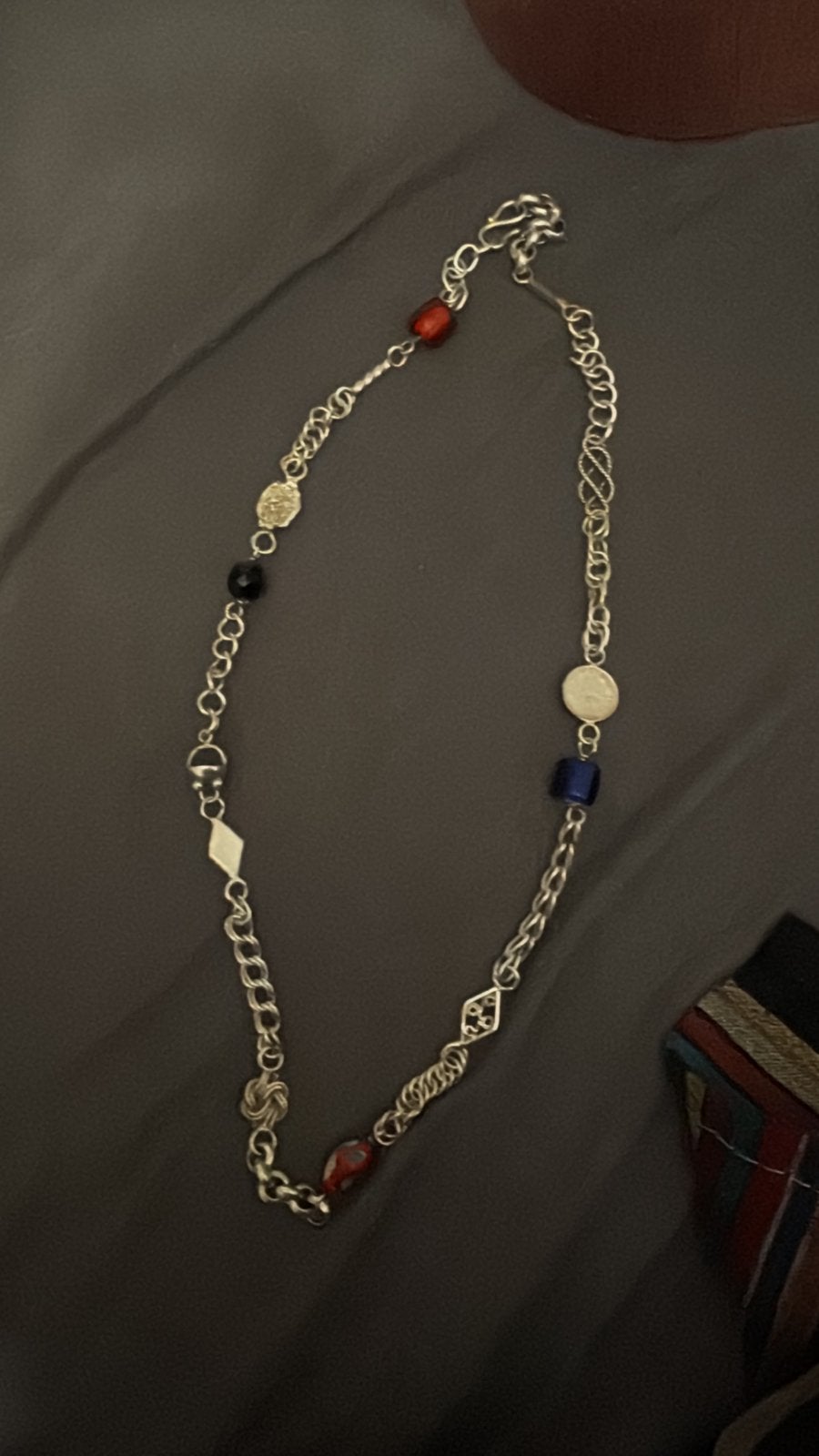 Ala kondre ketting zilver, Sieraden, Tassen en Uiterlijk, Ophalen, Zo goed als nieuw, Zilver, Zilver