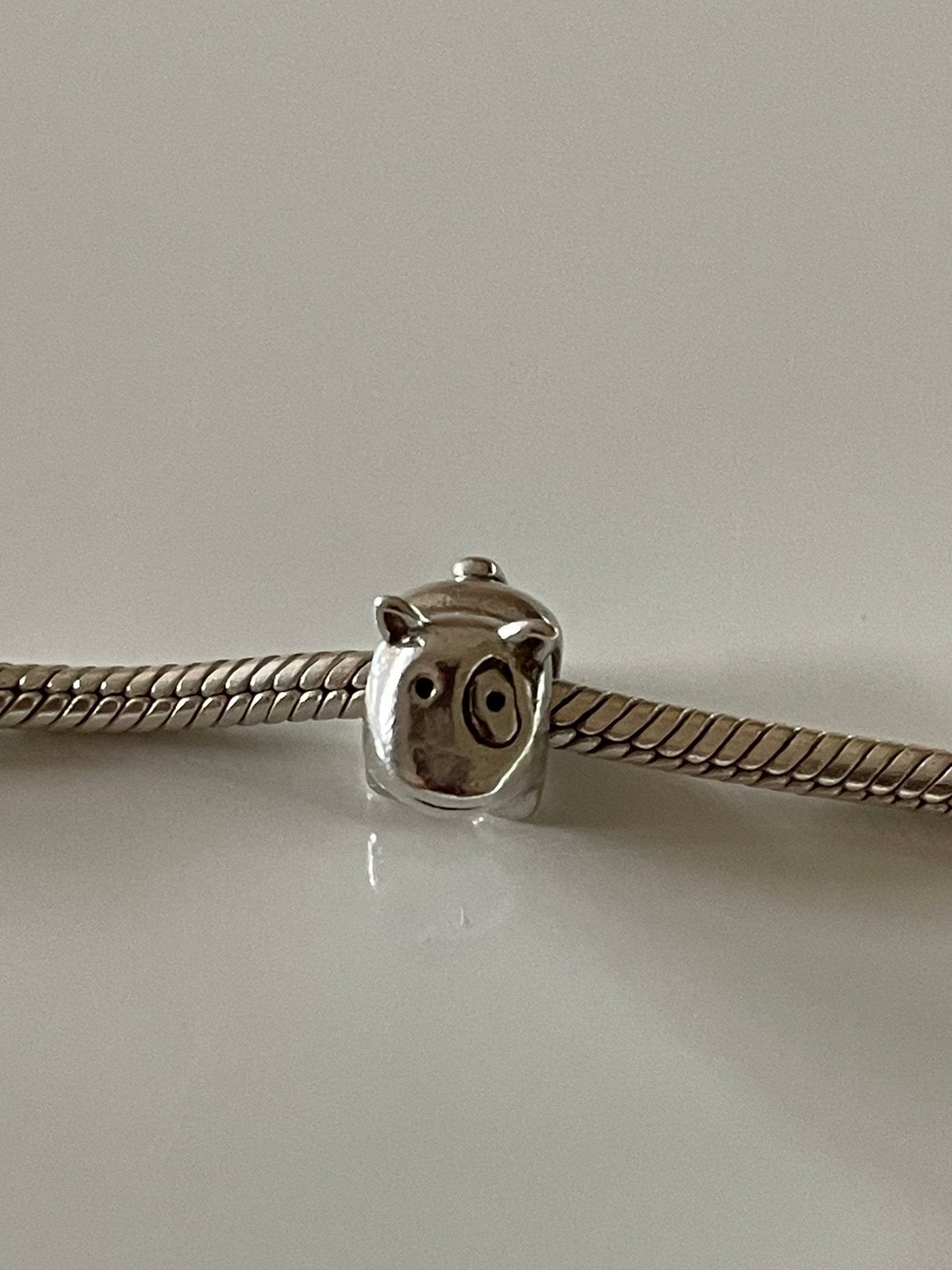 Pandora bedel zilver diertje, Ophalen of Verzenden, Zo goed als nieuw, Zilver, Pandora