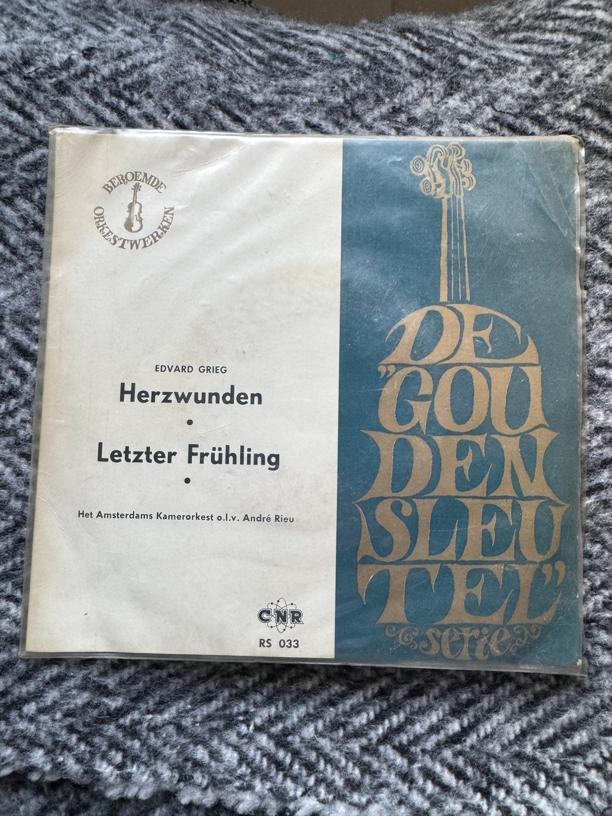 Edvard Grieg - Herzwunden / Letzter Frühling - 7 inch vinyl, Cd's en Dvd's, Ophalen, Gebruikt, Klassiek, 7 inch
