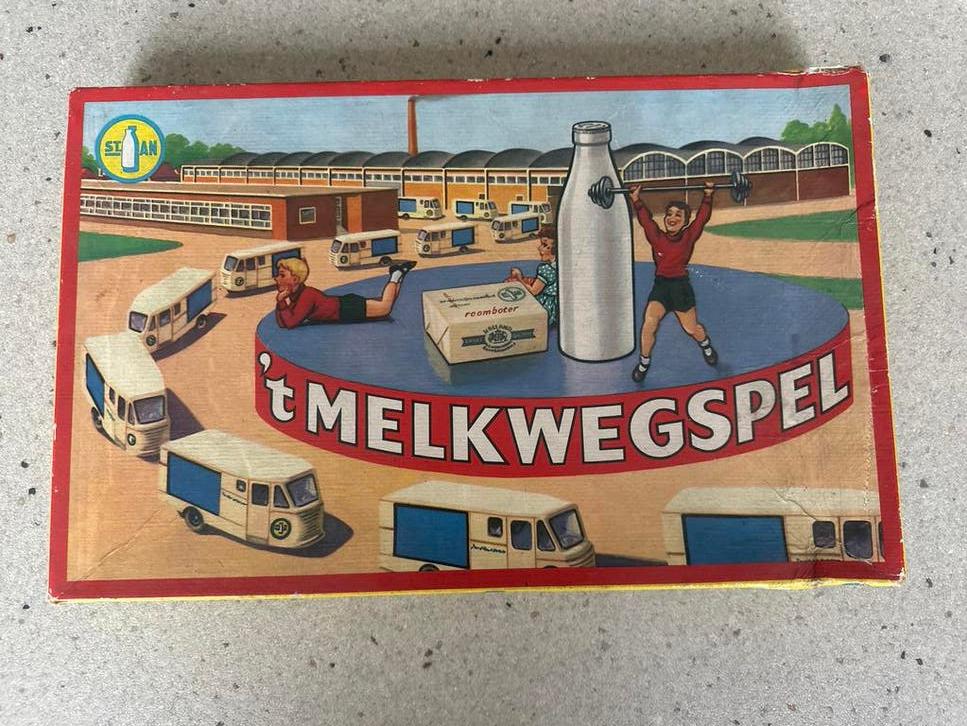 Vintage 't Melkwegspel - St. Jan - Jaren '60, Hobby en Vrije tijd, Gezelschapsspellen | Bordspellen, Drie of vier spelers, Ophalen
