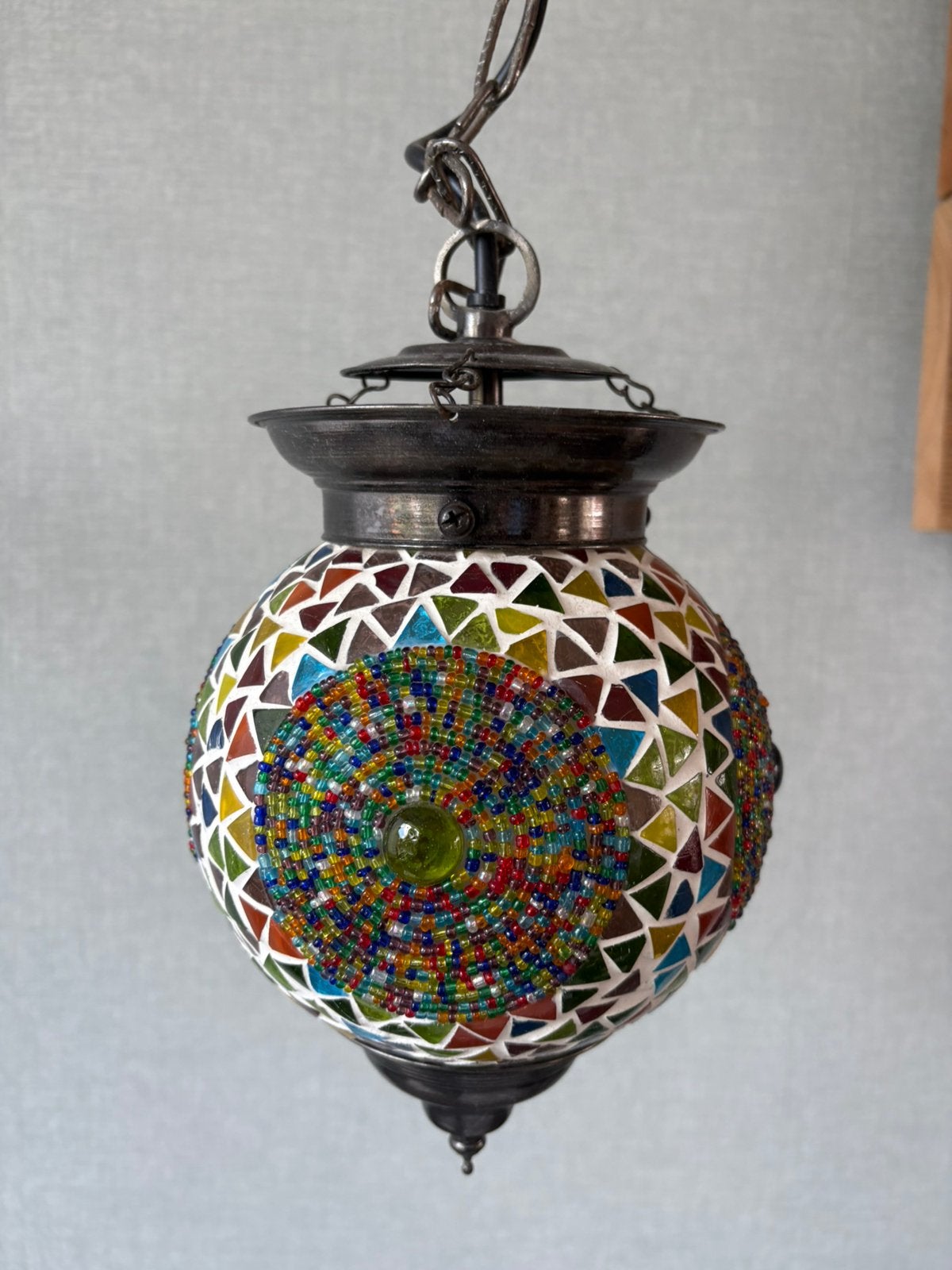 Turkse marokaanse mozaïek lamp, Ophalen of Verzenden, Zo goed als nieuw
