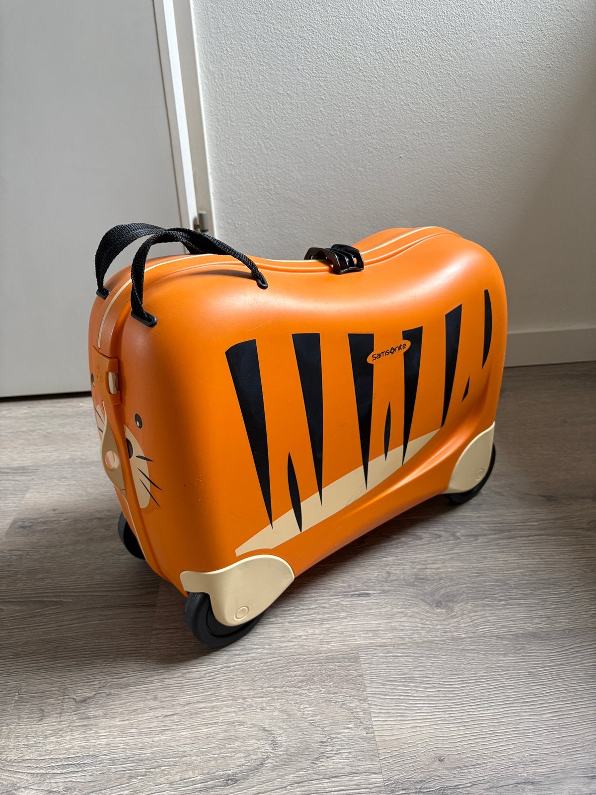 Samsonite Dream Rider Oranje (tijger), Sieraden, Tassen en Uiterlijk, Koffers, Gebruikt, Hard kunststof, Minder dan 50 cm, 35 tot 45 cm
