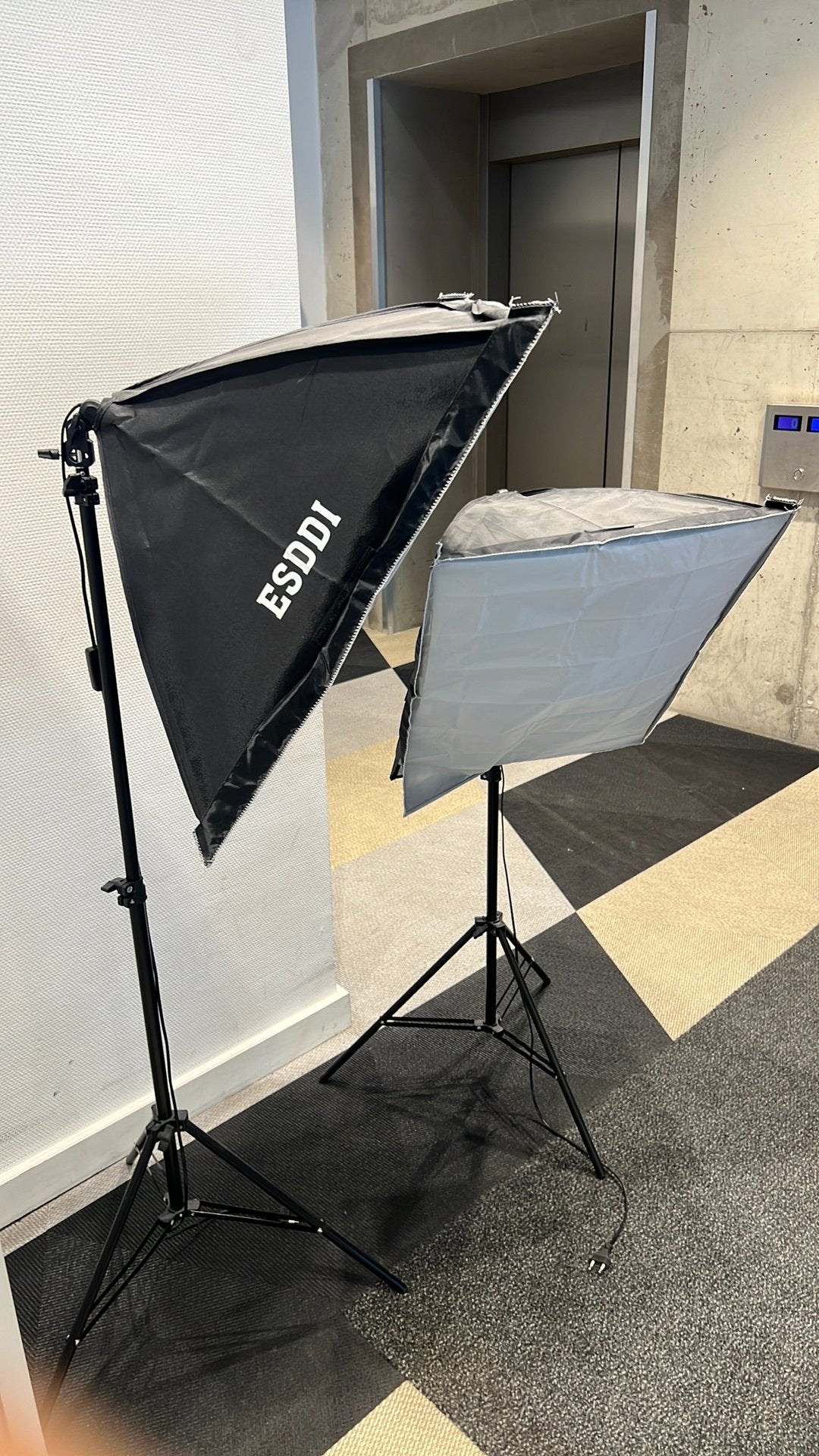 Studio Lights | Black | Height adjustable, Ophalen, Zo goed als nieuw