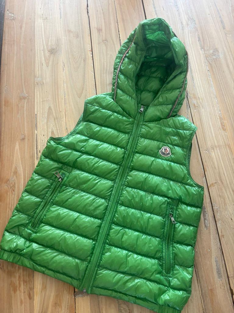 Moncler Bodywarmer Groen Maat 0 (XS) Heren, Ophalen of Verzenden, Zo goed als nieuw, Maat 46 (S) of kleiner, Groen